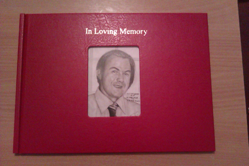 Uncle Clives Remembrance Book