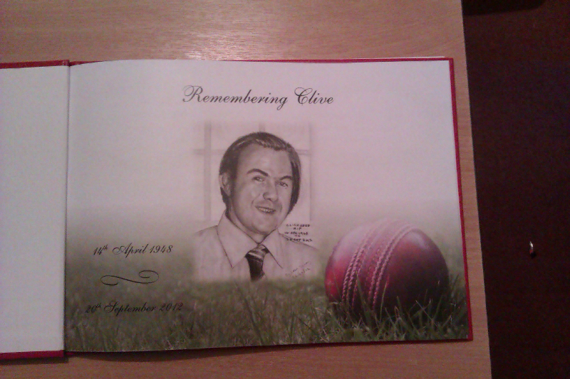 Uncle Clives Remembrance Book