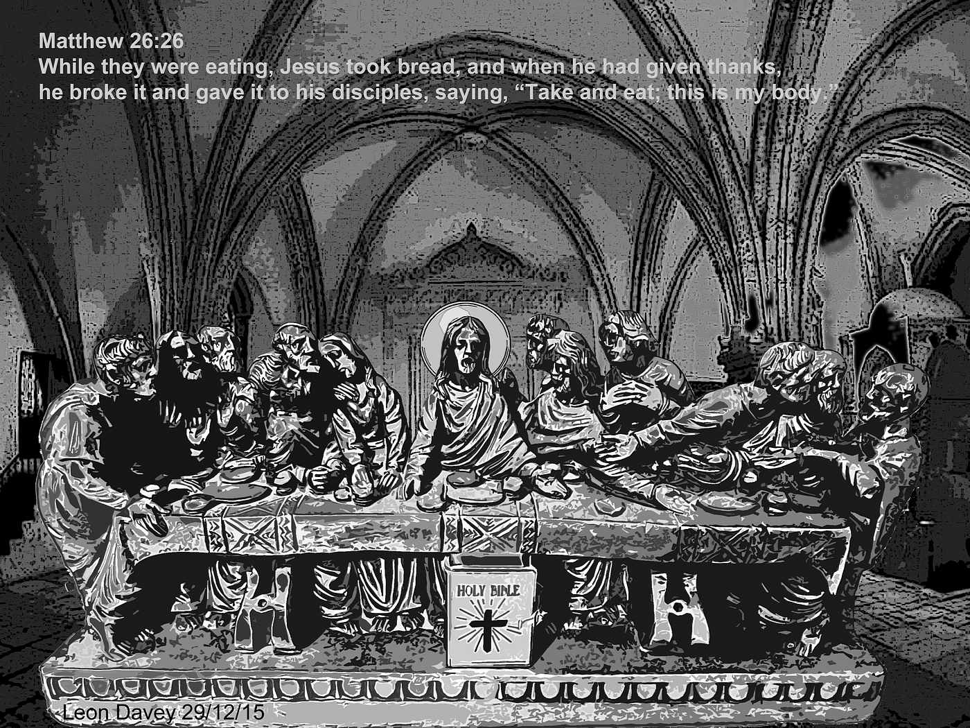 js57_Last Supper Temp BW